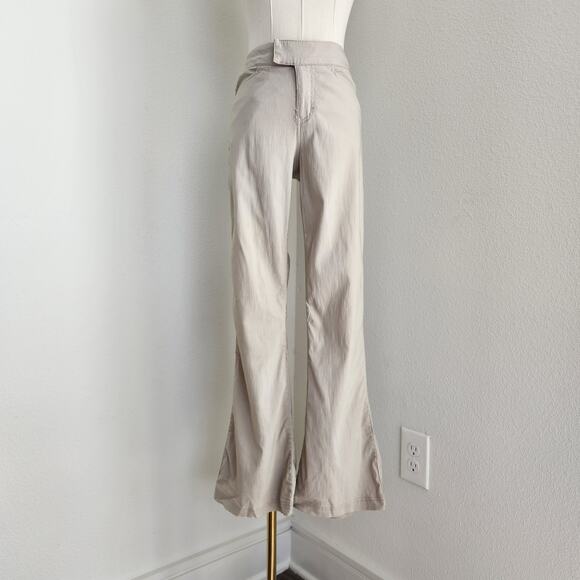 Limited Too Pants - Y2K Limited Too Beige Flare Leg Mid Rise Stretch Pants Basic 0